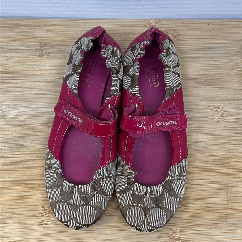Coach Wendie Signature Jacquard Ballet Flats. Size 5B